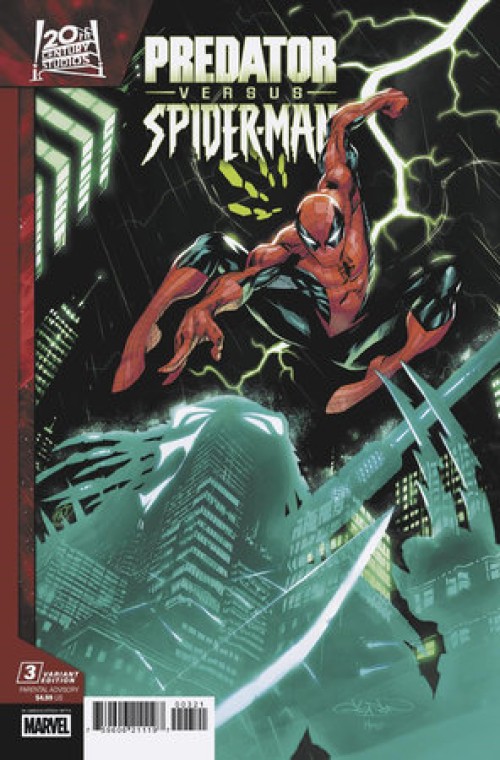 Predator Vs Spider-Man #3 (2025) gleason variant