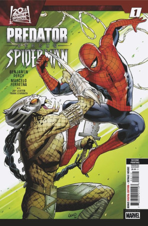 Predator Vs Spider-Man #1 (2025) second print