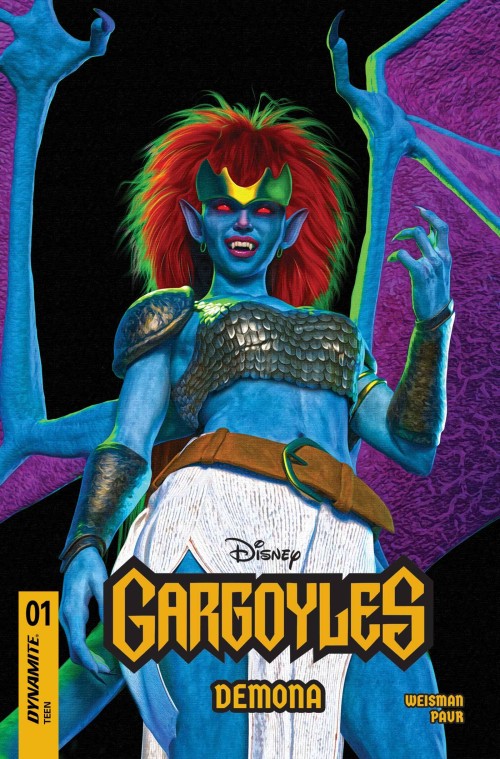 Gargoyles Demona #1 (2025) cover s spears black variant