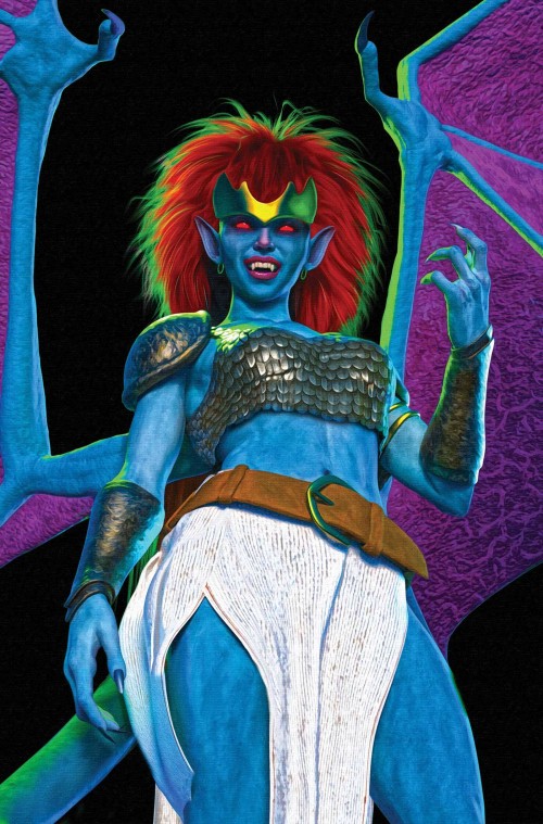 Gargoyles Demona #1 (2025) cover w spears black virgin variant