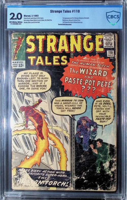 Strange Tales #110 (1951) CBCS 2.0 *1st App. of DOCTOR STRANGE!*