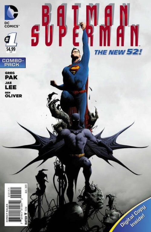Batman Superman #1 (2013) combo pack