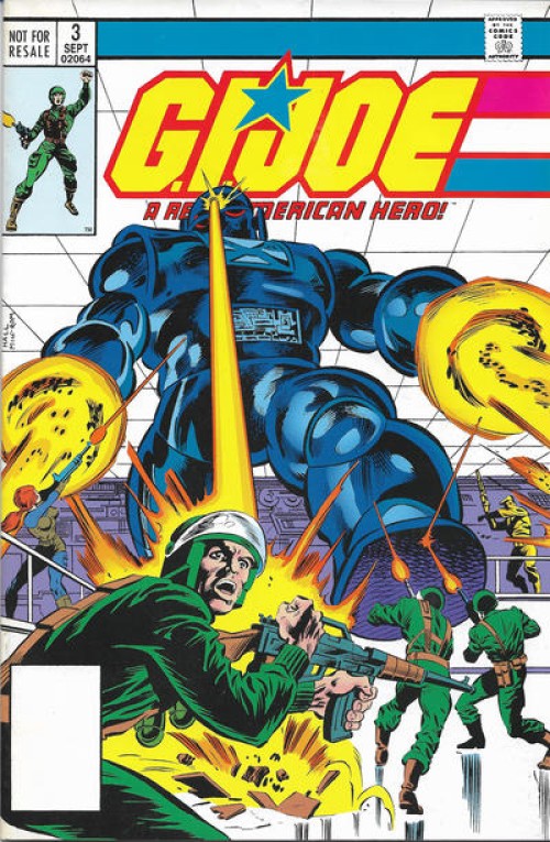 GI Joe A Real American Hero #3 (2005) hasbro reprint