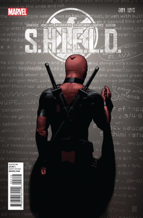 Shield #1 (2014) Deadpool Party Color variant