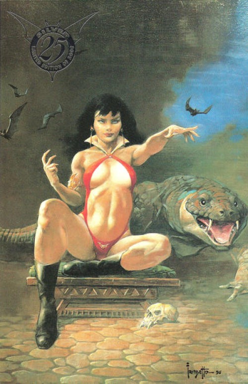 Vampirella 25th Anniversary Special #1 (1996) silver edition