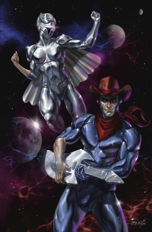 Silverhawks #2 (2025) cover j parrillo metal variant