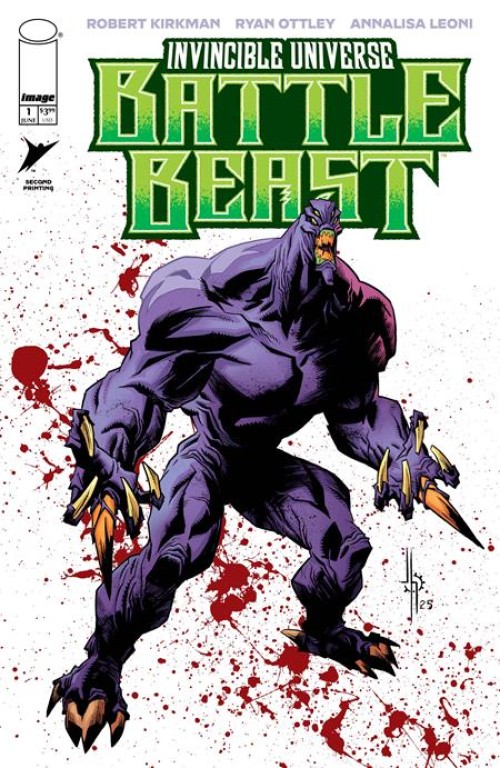 Invincible Universe Battle Beast #1 (2025) second print cover b howard variant