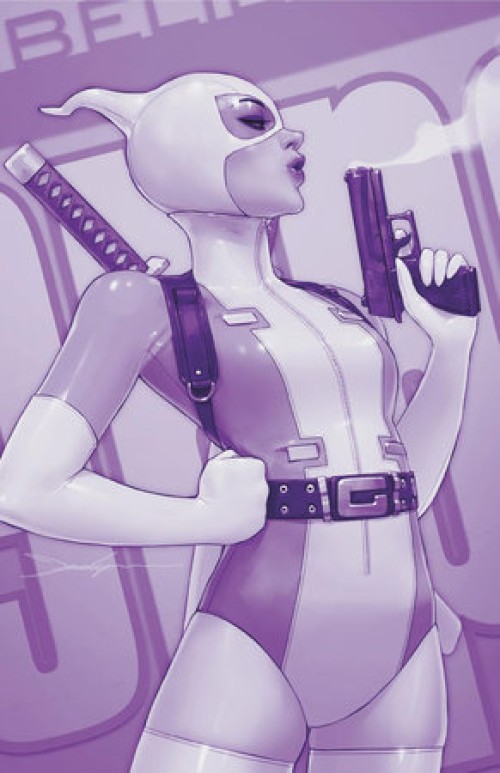 Gwenpool #1 (2025) second print lee purple variant