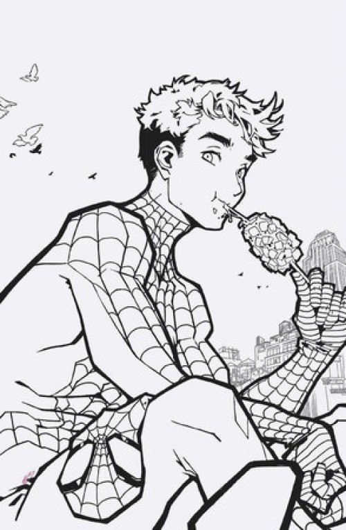 Amazing Spider-Man #3 (2025) second print besch b&w variant