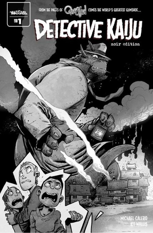 Detective Kaiju #1 (2025) cover g wallis noir lunar variant