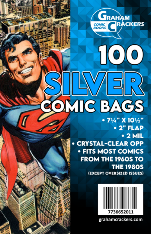 100 Silver Age Comic Bags