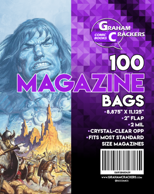 100 Magazine Sized Bags