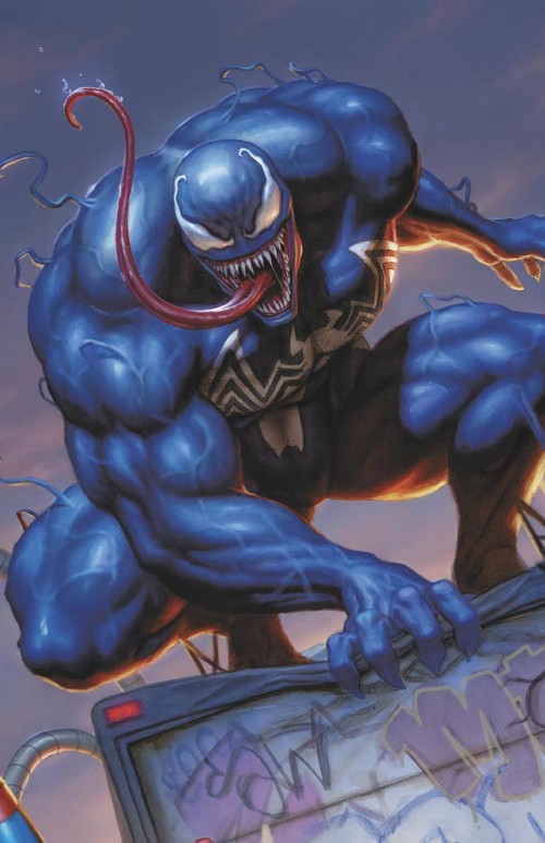 Venom #258 (2025) dos santos magic the gathering virgin variant