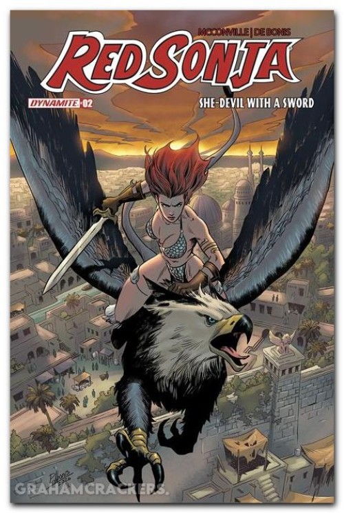 Red Sonja She Devil With A Sword #2 (2026) cover p de bonis absolute homage variant