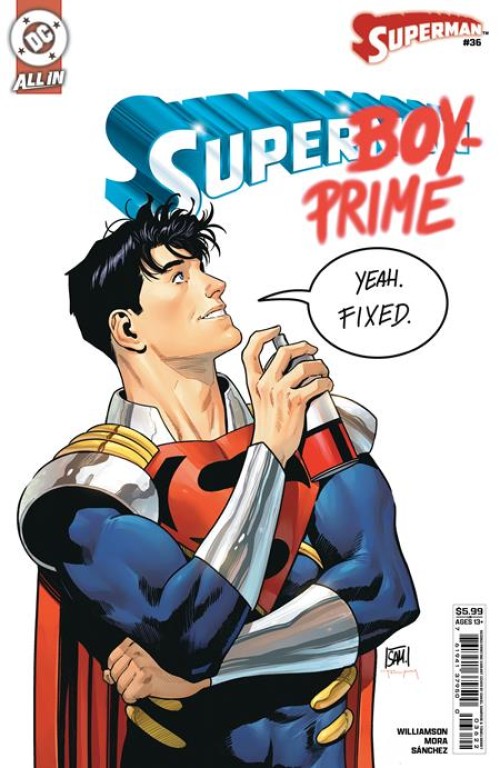Superman #36 (2023) second print cover b sampere variant