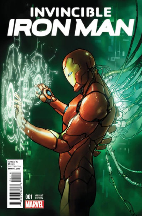 Invincible Iron Man #1 (2015) pichelli young guns variant