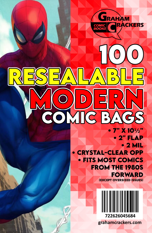 100 Current Age Resealable Comic Bags
