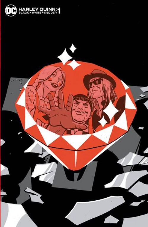 Harley Quinn Black White Redder #1 (2023) cover e maguire variant