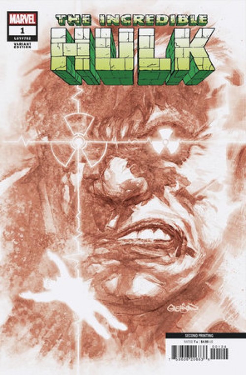 Incredible Hulk #1 (2023) second print gleason variant