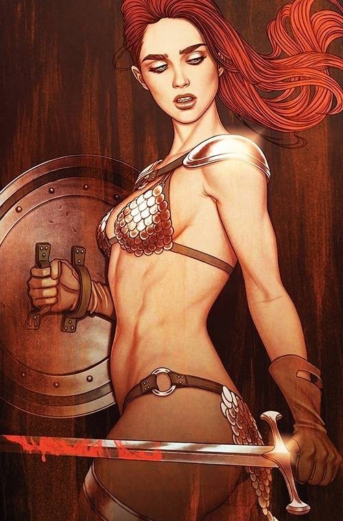 Red Sonja #1 (2023) cover zu frison foil variant