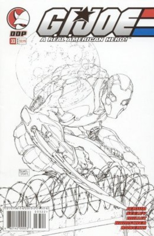 GI Joe #33 (2004) turner pencil sketch variant