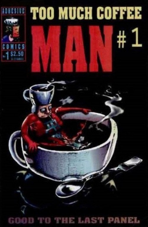 Too Much Coffee Man #1 (1993) second printing