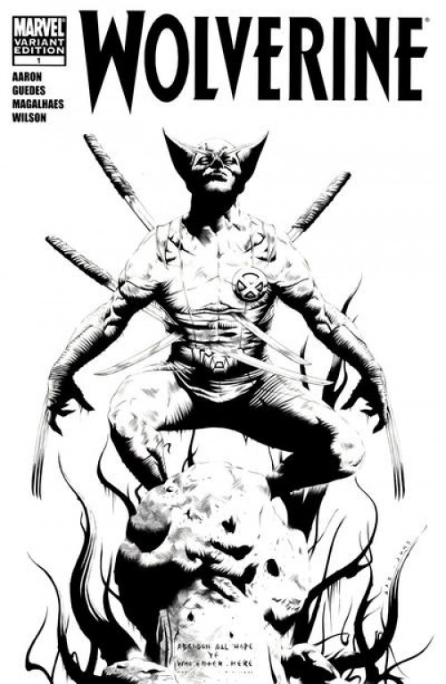 Wolverine #1 (2010) lee b&w variant