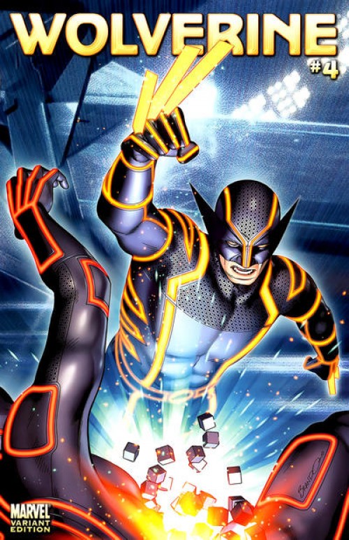 Wolverine #4 (2010) tron variant