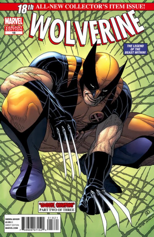 Wolverine #18 (2010) marvel comics 50th anniversary variant