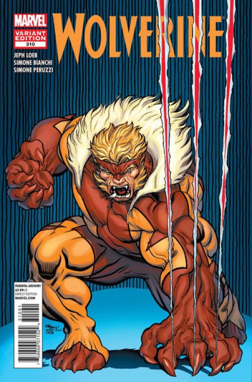 Wolverine #310 (2010) mcguinness variant