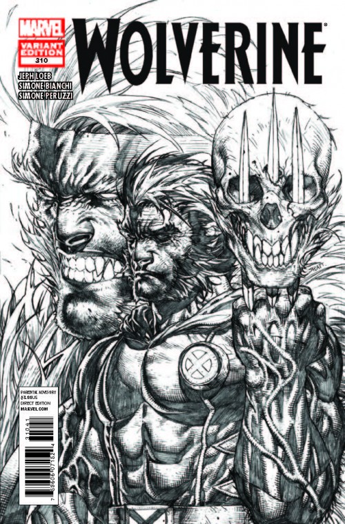 Wolverine #310 (2010) sketch variant