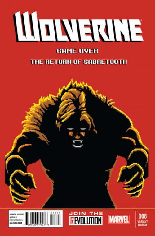 Wolverine #8 (2013) 8-bit variant