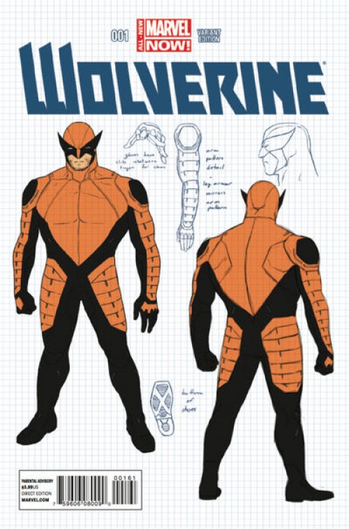 Wolverine #1 (2014) anka design variant