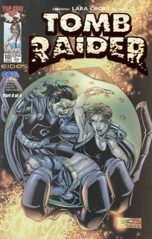 Tomb Raider #10 (1999) df red foil cover