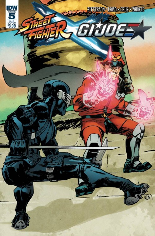 Street Fighter X GI Joe #5 (2016) subscription cover