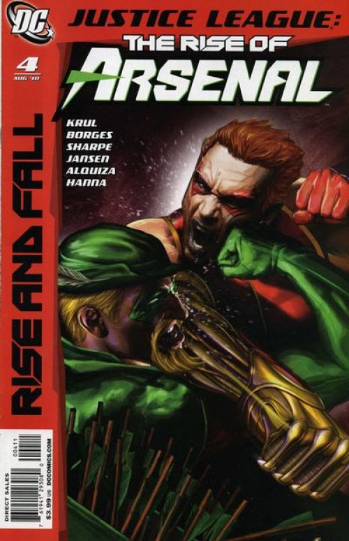 Justice League the Rise of Arsenal #4 signed by Greg Horn