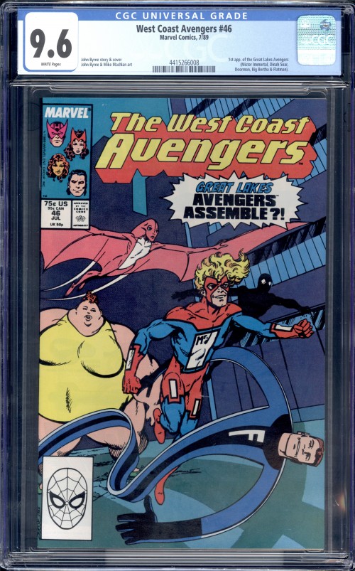 West Coast Avengers #46 (1985) CGC 9.6