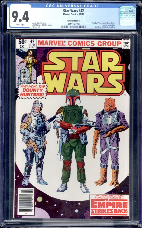 Star Wars #42 (1977) Newsstand CGC 9.4