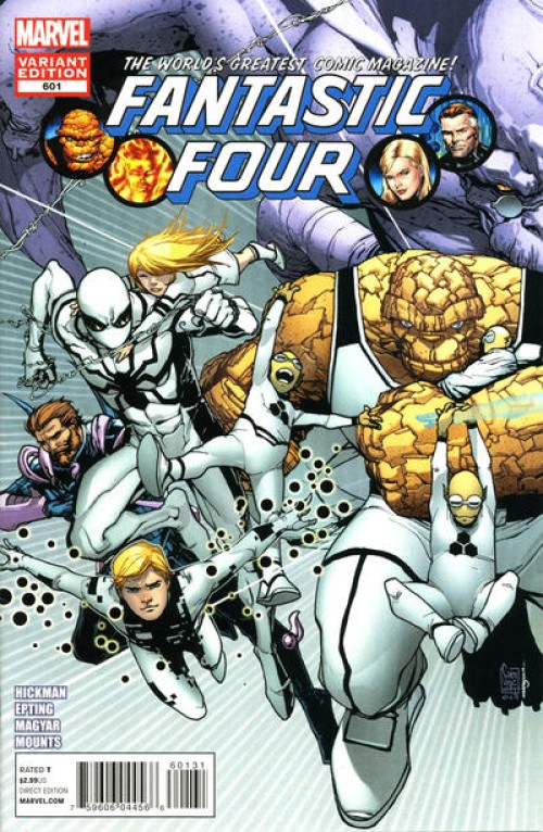 Fantastic Four #601 (2012) camuncoli connecting variant