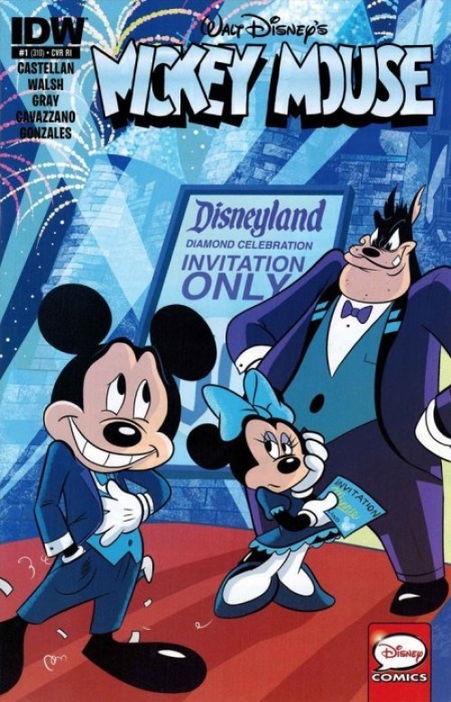Mickey Mouse #1 (2015) variant cover