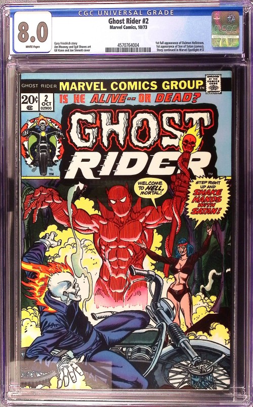 Ghost Rider #2 (1973) CGC 8.0