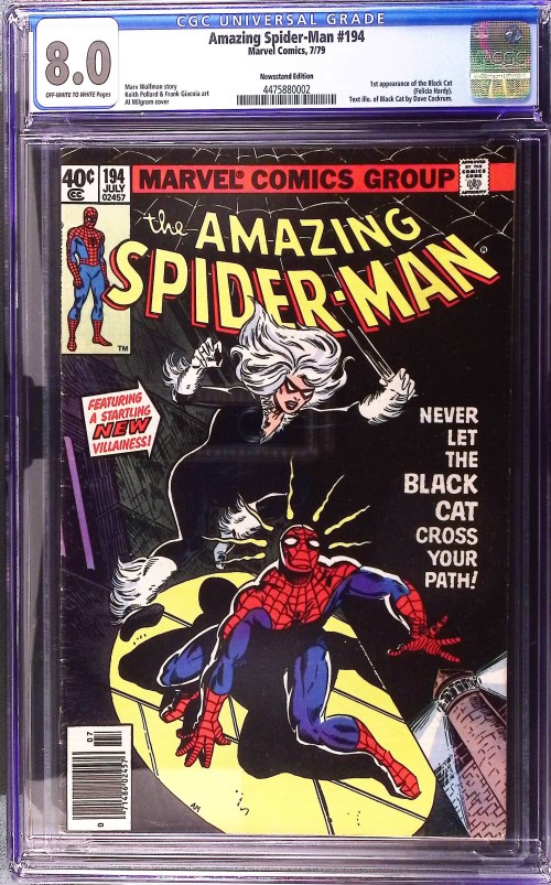 Amazing Spider-Man #194 (1963) newsstand variant CGC 8.0