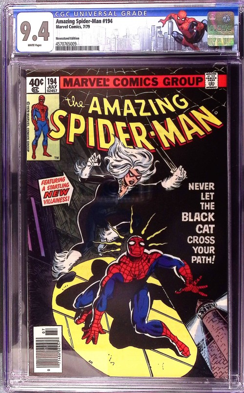 Amazing Spider-Man #194 (1963) newsstand variant CGC 9.4