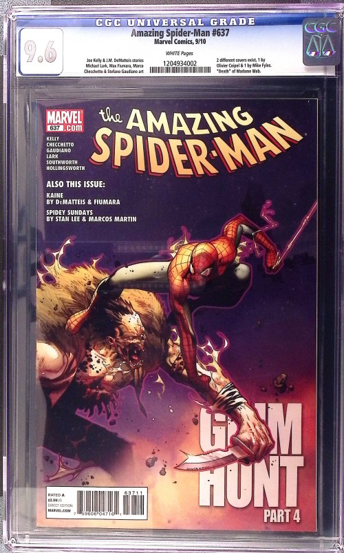 Amazing Spider-Man #637 (2004) CGC 9.6