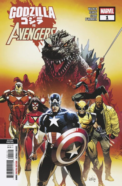 Godzilla Vs Avengers #1 (2025) second print