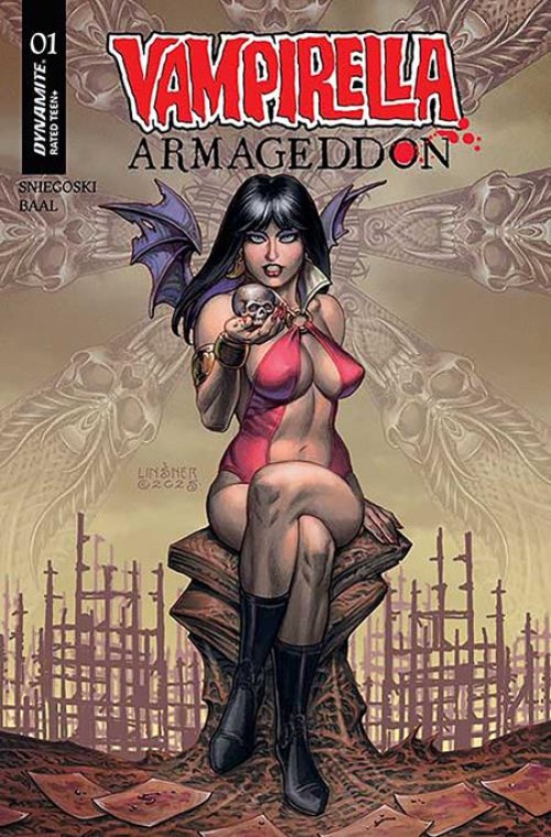 Vampirella Armageddon #1 (2025) cover v linsner foil variant