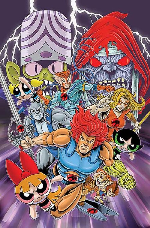 Thundercats Powerpuff Girls #1 (2025) cover r haeser virgin variant