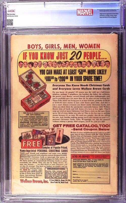 X-Men #1 (1963) CGC 2.5