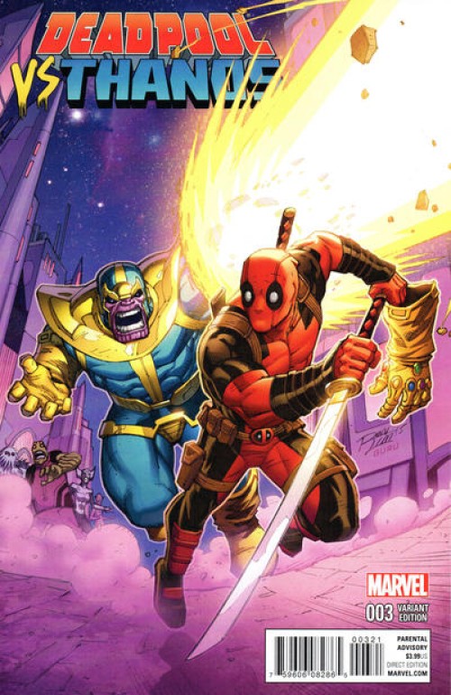 Deadpool vs Thanos #3 (2015) Lim variant