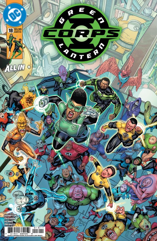 Green Lantern Corps #18 (2025) cover a